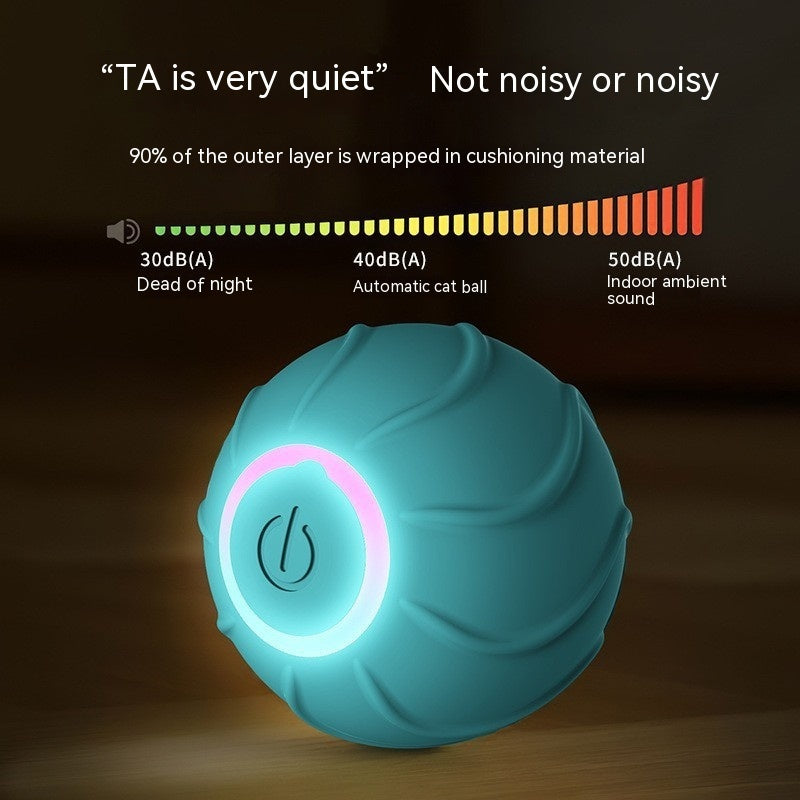 Interactive Rolling Pet Jumping Ball