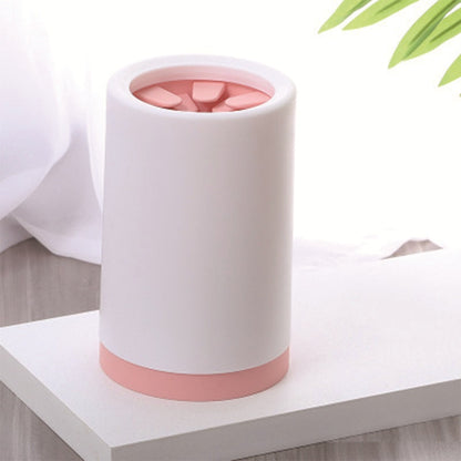 Portable Pet Paw Cleaner Cup Soft Silicone Comb