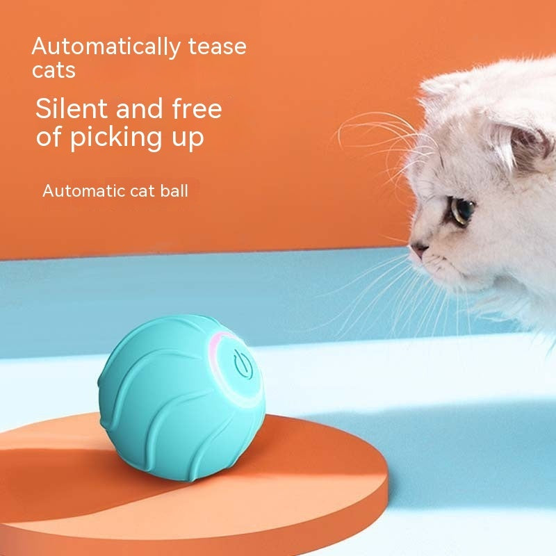 Interactive Rolling Pet Jumping Ball