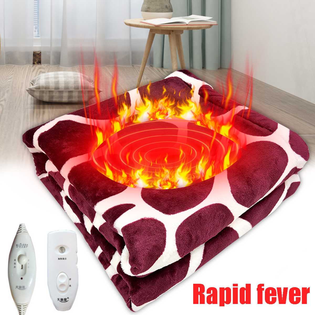 Electric Blanket Body Warmer Winter Single Heaters Pad