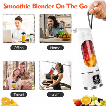 Portable Blender- Rechargeable Smoothie Blender Maker 450ml