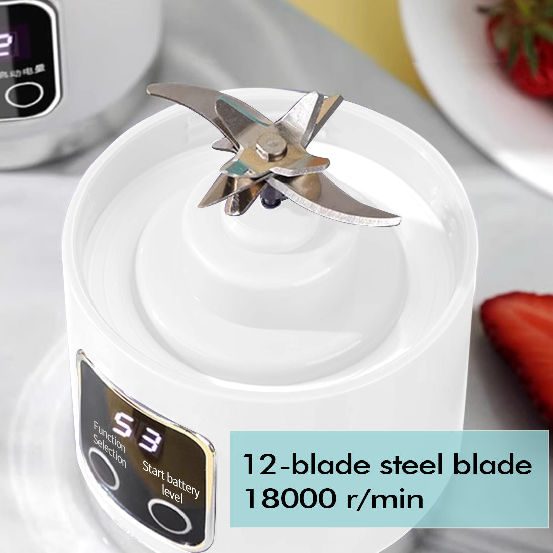 Portable Blender- Rechargeable Smoothie Blender Maker 450ml